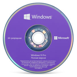 Russian Language Microsoft Computer Download Software Retail Key DVD Win 10 Pro OEM Package